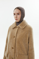 Шуба меховая, коричневый