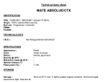 MATE ABS CTX 10%/ МАТЭ абсолют CAS 73296-98-7; 68916-96-1 (solvent 77-89-4)