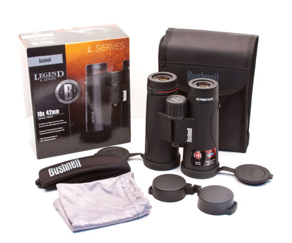 Комплект поставки бинокля E-Series 10x 42