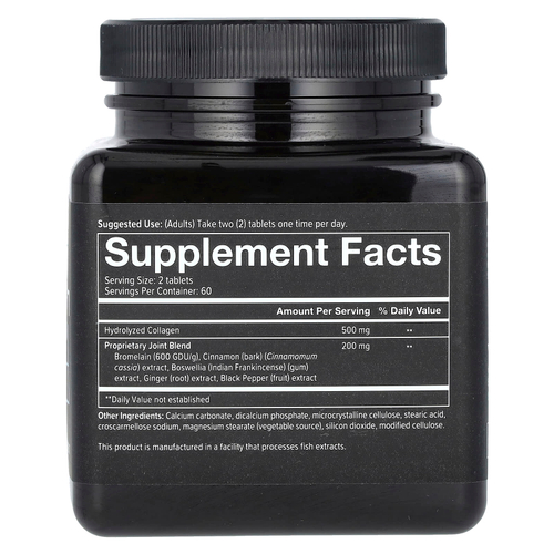 Youtheory, Men, коллаген для суставов, 120 таблеток