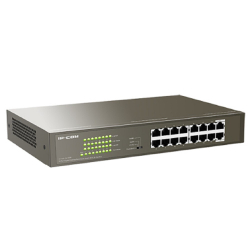 Коммутатор IP-COM G1116P-16-150W Коммутатор PoE неуправляемый 16-Ports 10 / 100 / 1000 Base-T / 16-Ports PoE (PoE бюджет 135W)