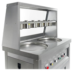 Фризер для жареного мороженого Foodatlas KCB-2Y (контейнеры, 2 компрессора)