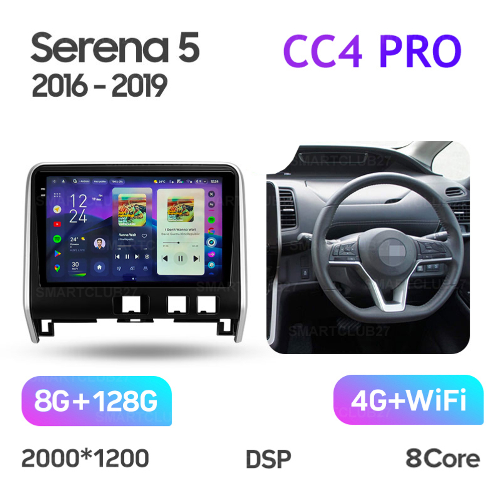 Teyes CC4 Pro 10,2" для Nissan Serena 5 2016-2019 (прав)