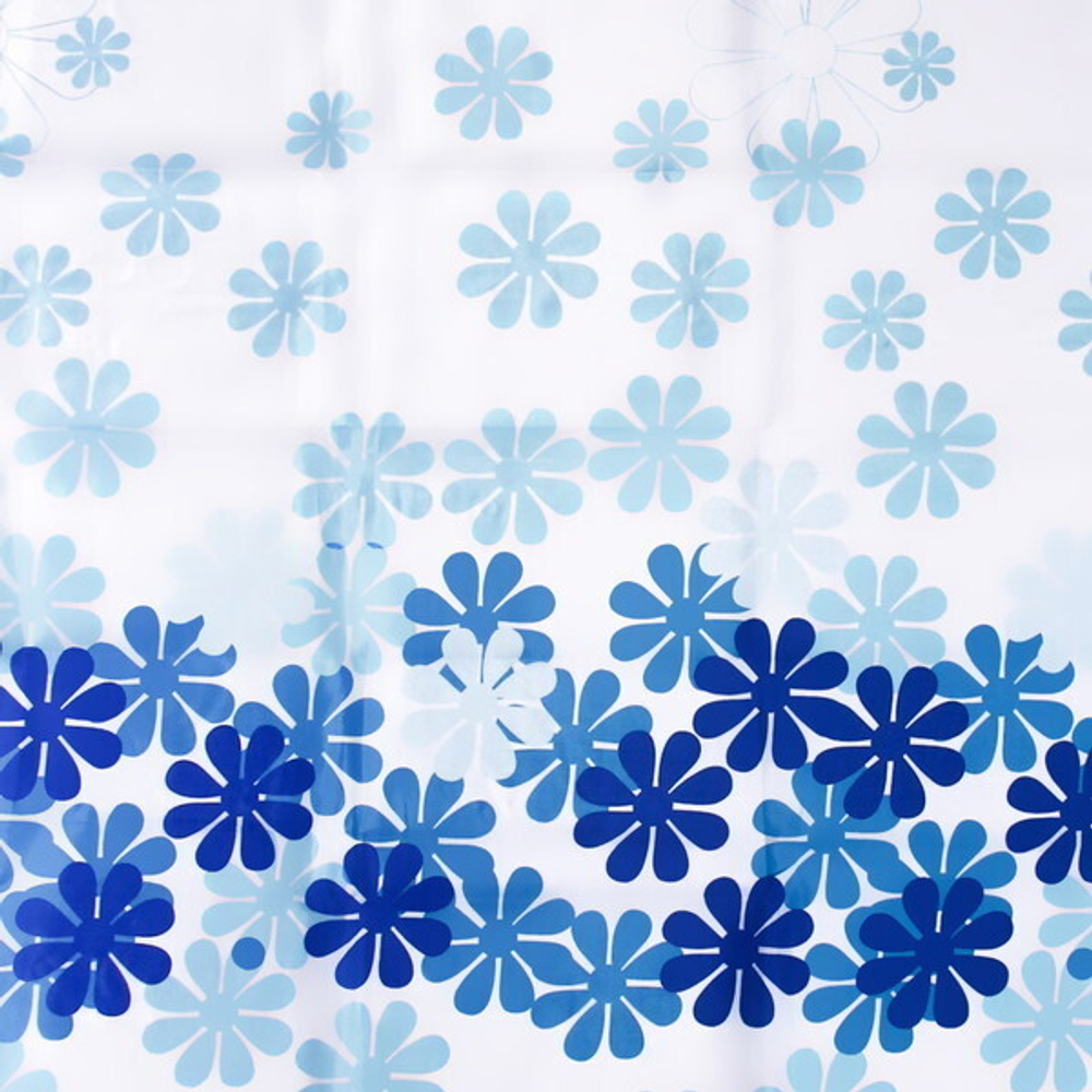 Штора для ванной полиэстер 180*180"Селфи» София (с утяжелителем)