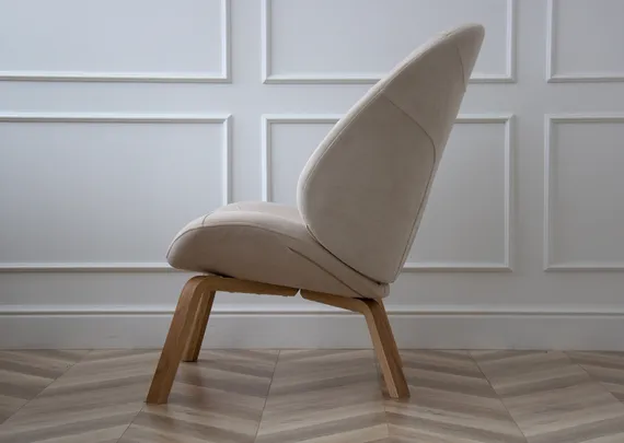 Кресло Ellipse E8.1 (молочный, антивандальная)