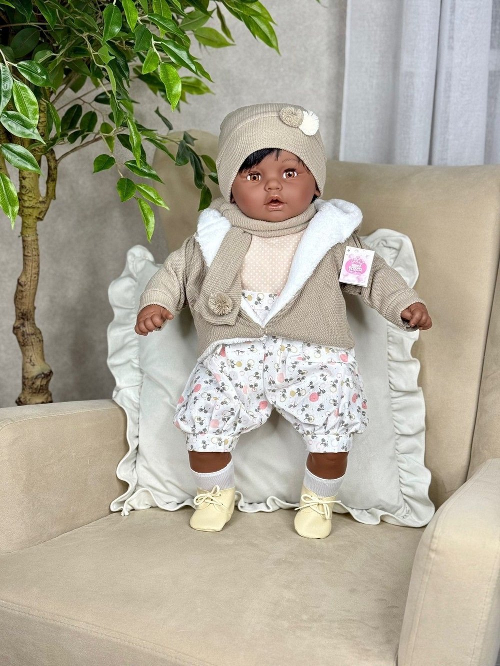 Кукла Berbesa мягконабивная 62см Dulzon (8055NS)