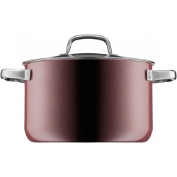 WMF Кастрюля Fusiontec Mineral 24 см 6,7 л розовый кварц
