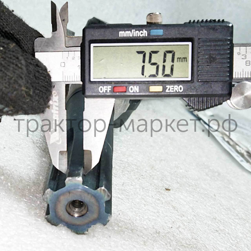 Полуось переднего моста 6*6 шлицов; L=130/315; Уралец/ Синтай 224 (шлиц=7 мм)