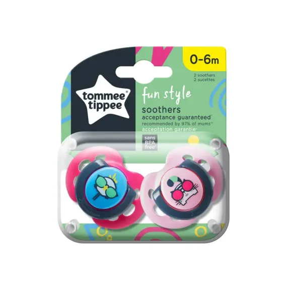 Пустышка Tommee tippee силикон 2 шт.