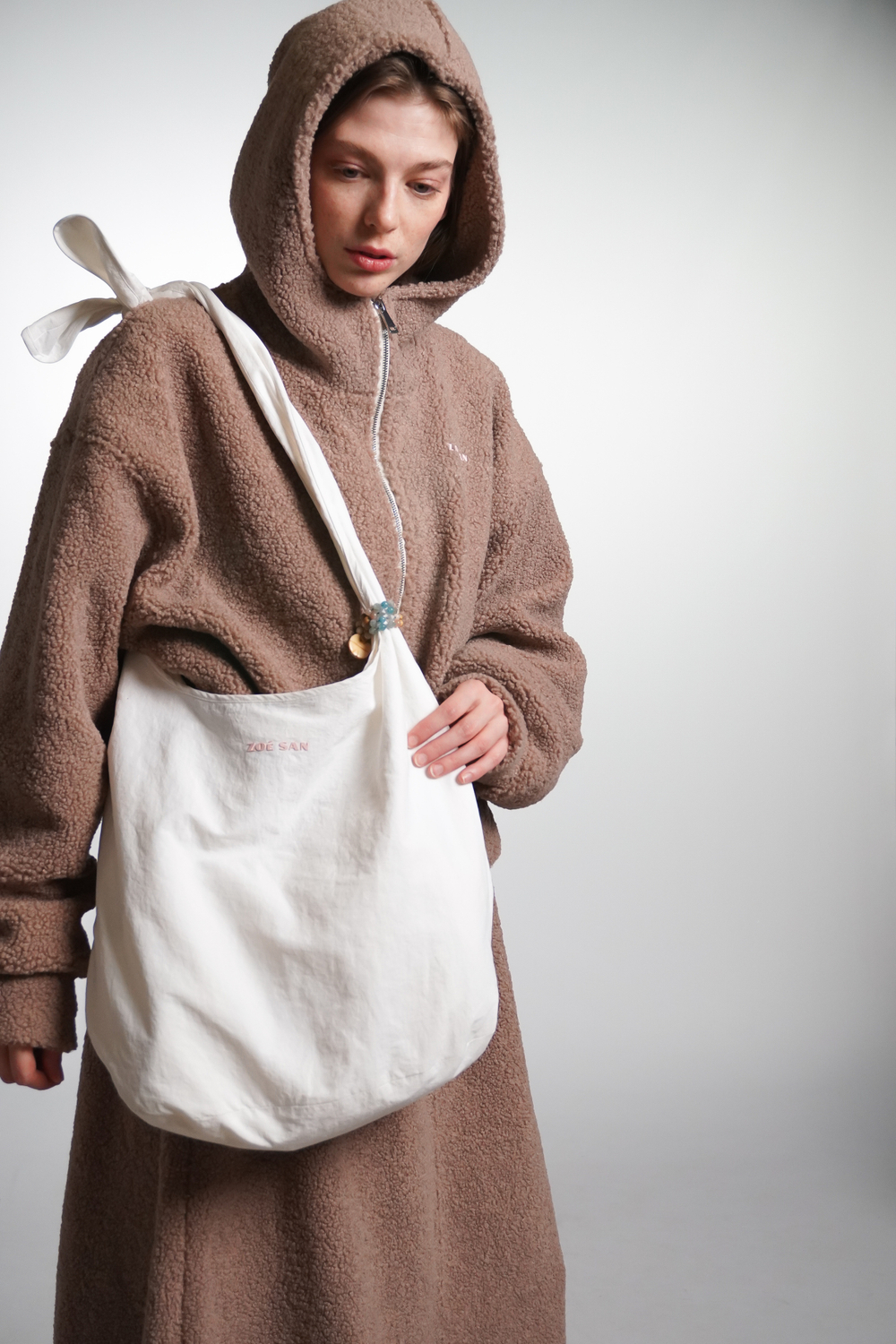 Шопер "Zoe" белый