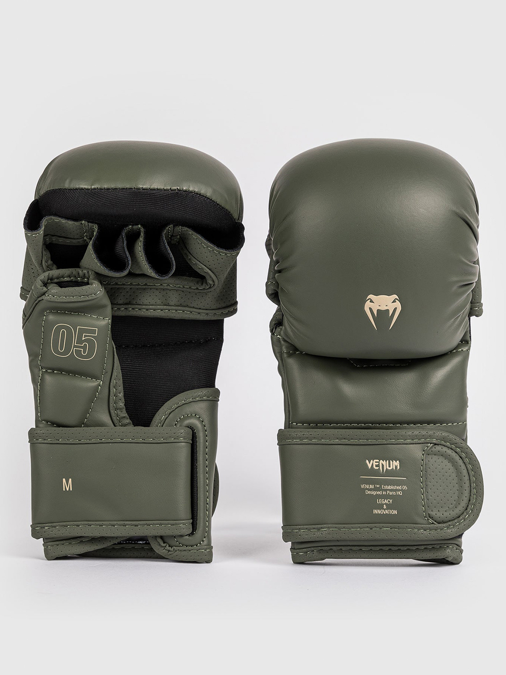 Перчатки ММА Venum Impact Evo Military Green