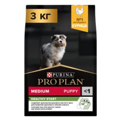Pro Plan сухой корм для щенков (курица, рис) 3 кг