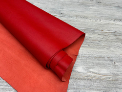 Vacchetta Extrella Coral  (1,4-1,6 мм), цв. Красный, натуральная кожа