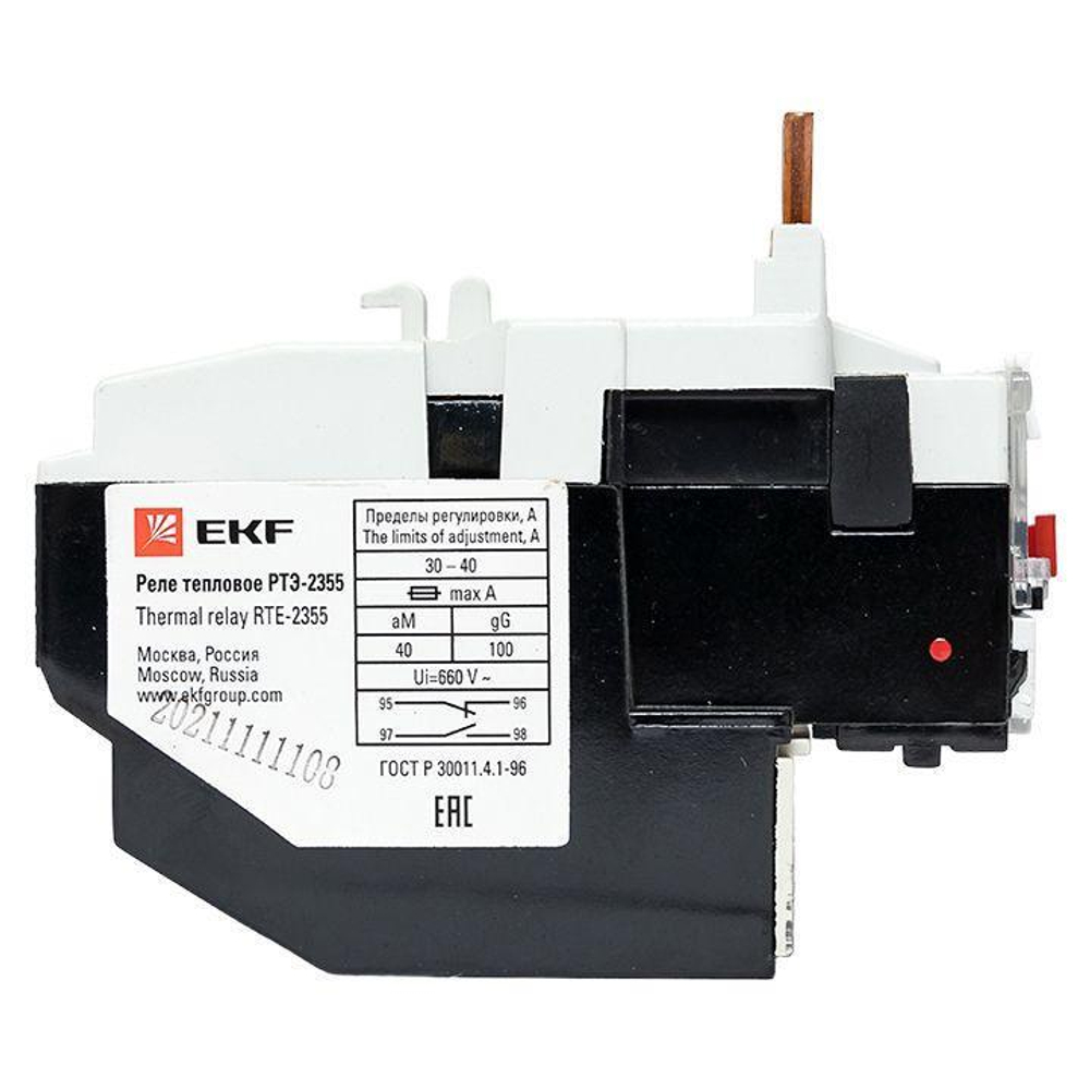 Реле тепл. РТЭ 2355 30-40А EKF rel-2355-30-40