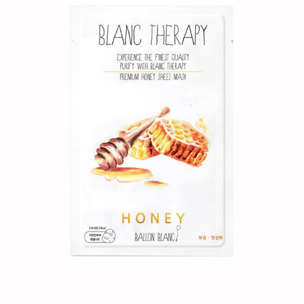 Тканевая маска антиоксидантная с медом Ballon Blanc Honey Sheet Mask