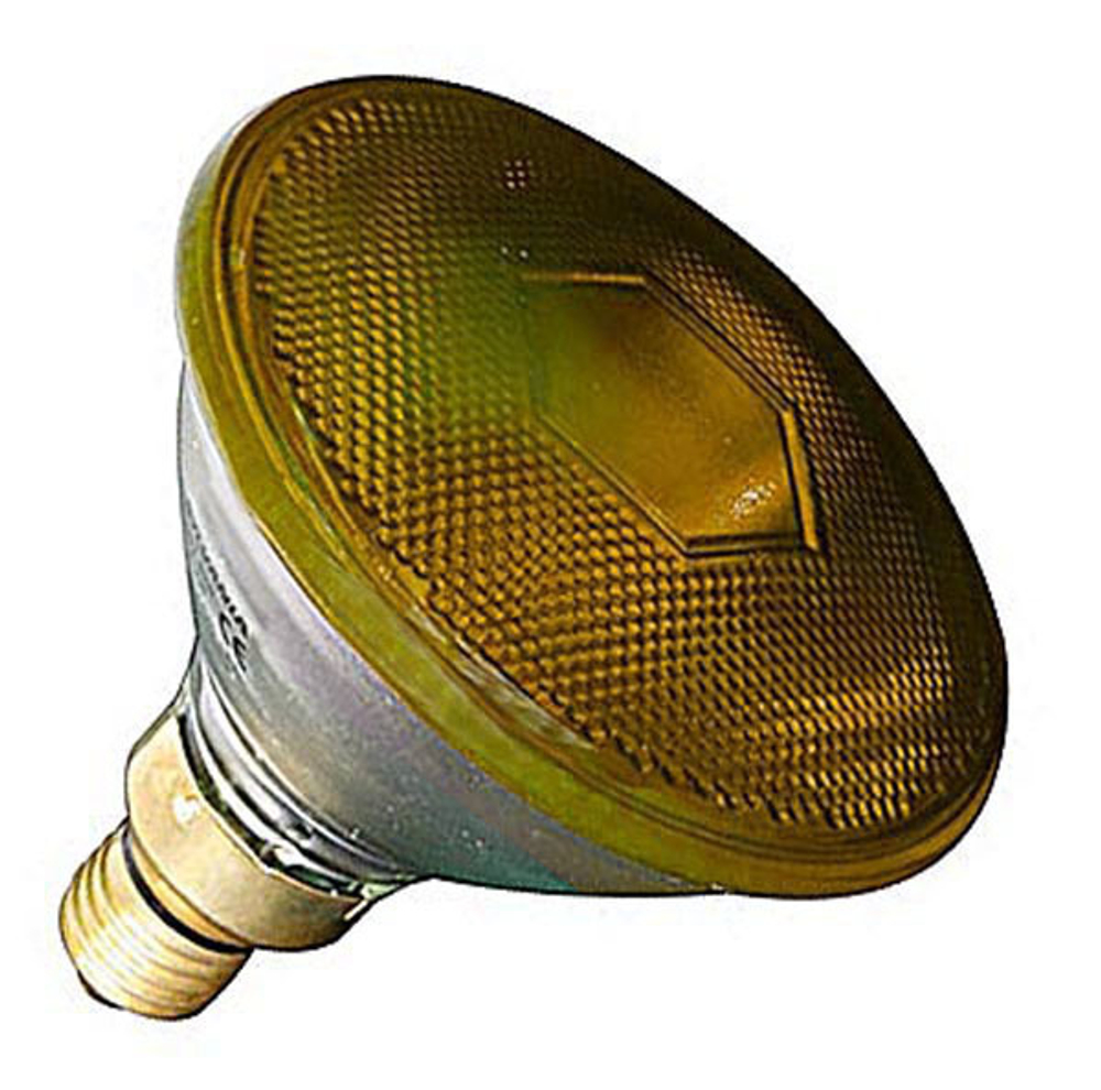 Лампа накаливания галогенная 120W R120 Е27 - цвет Желтый