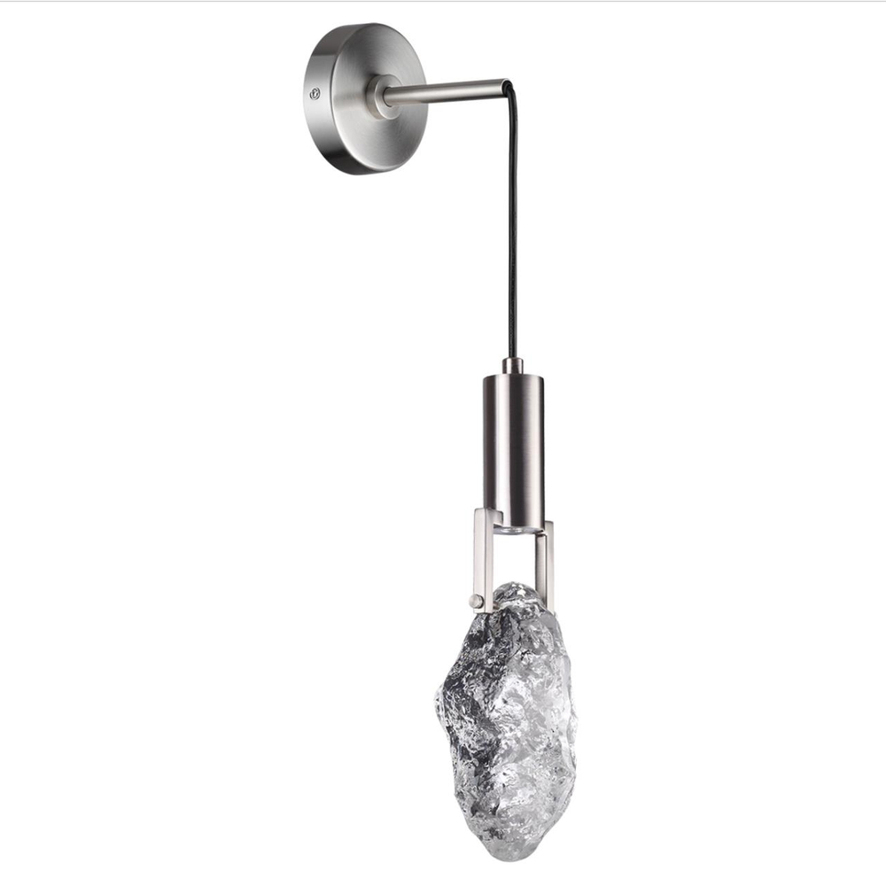 6696/5WL MIDCENT ODL24 239 Настенный светильник матовый никель/металл/стекло IP20 LED 5W 200Лм 3000K LIA