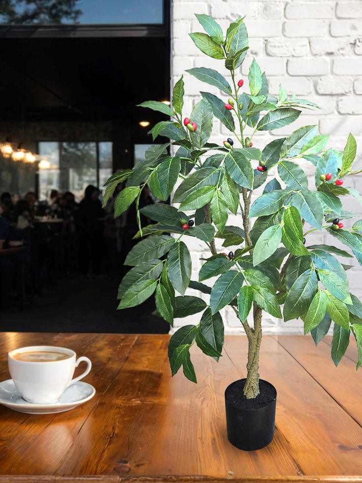 Кофейное дерево искусственное 95см в горшке