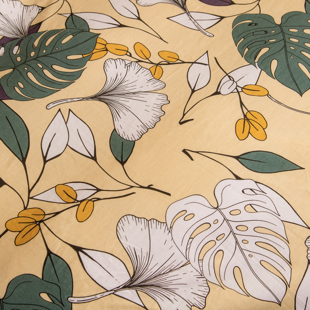 Комплект постельного белья Люкс Сатин 100% хлопок на резинке AR293