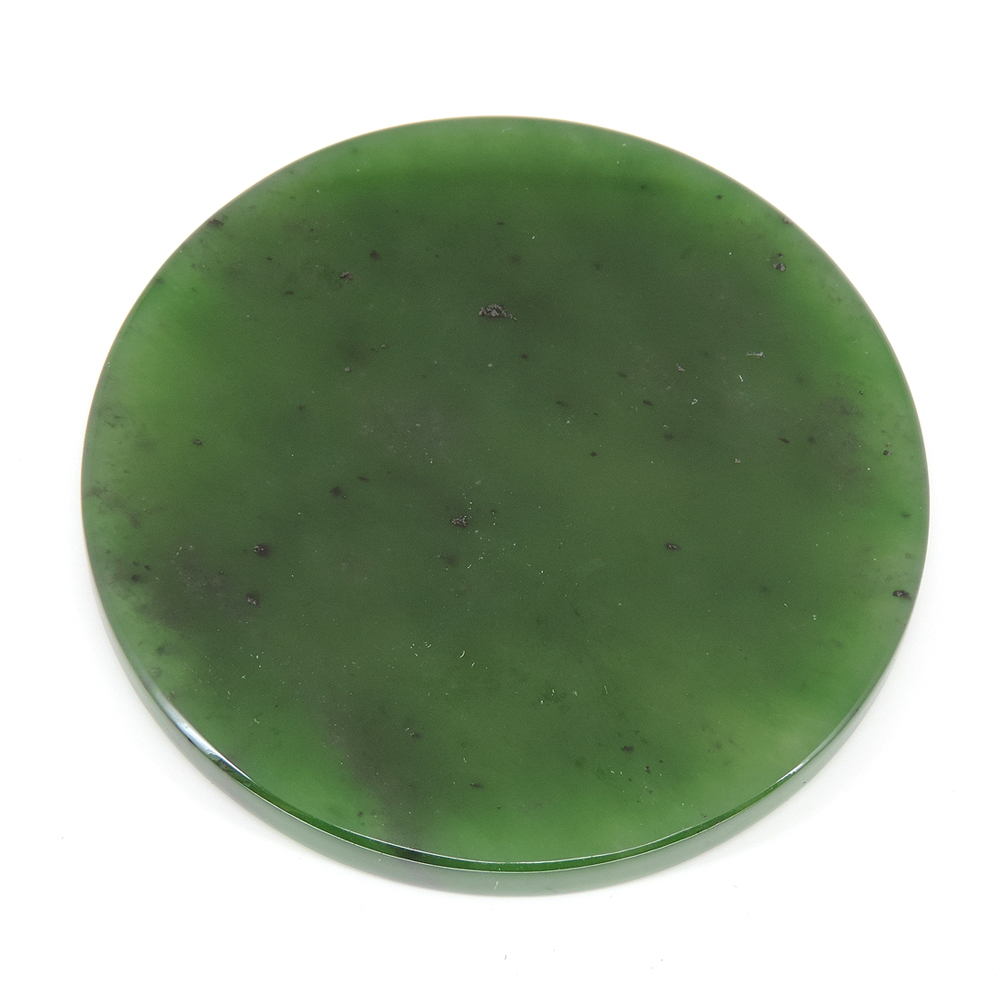 Пластина-диск жад(нефрит) асс.