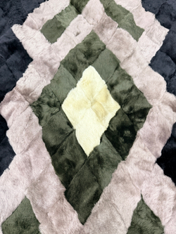 Покрывало меховое ковер из шкуры овчины