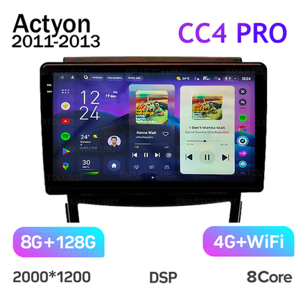 Teyes CC4 Pro 9" для SsangYong Actyon. Korando 3 2011-2013