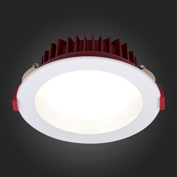 ST752.548.07 Св-к встр. Белый LED 1*7W 4000K 560Lm Ra80 100° IP44 D115xH47 100-240VV Встраиваемые светильники