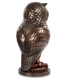 Veronese WS-186 Статуэтка-часы в стиле Стимпанк «Сова»