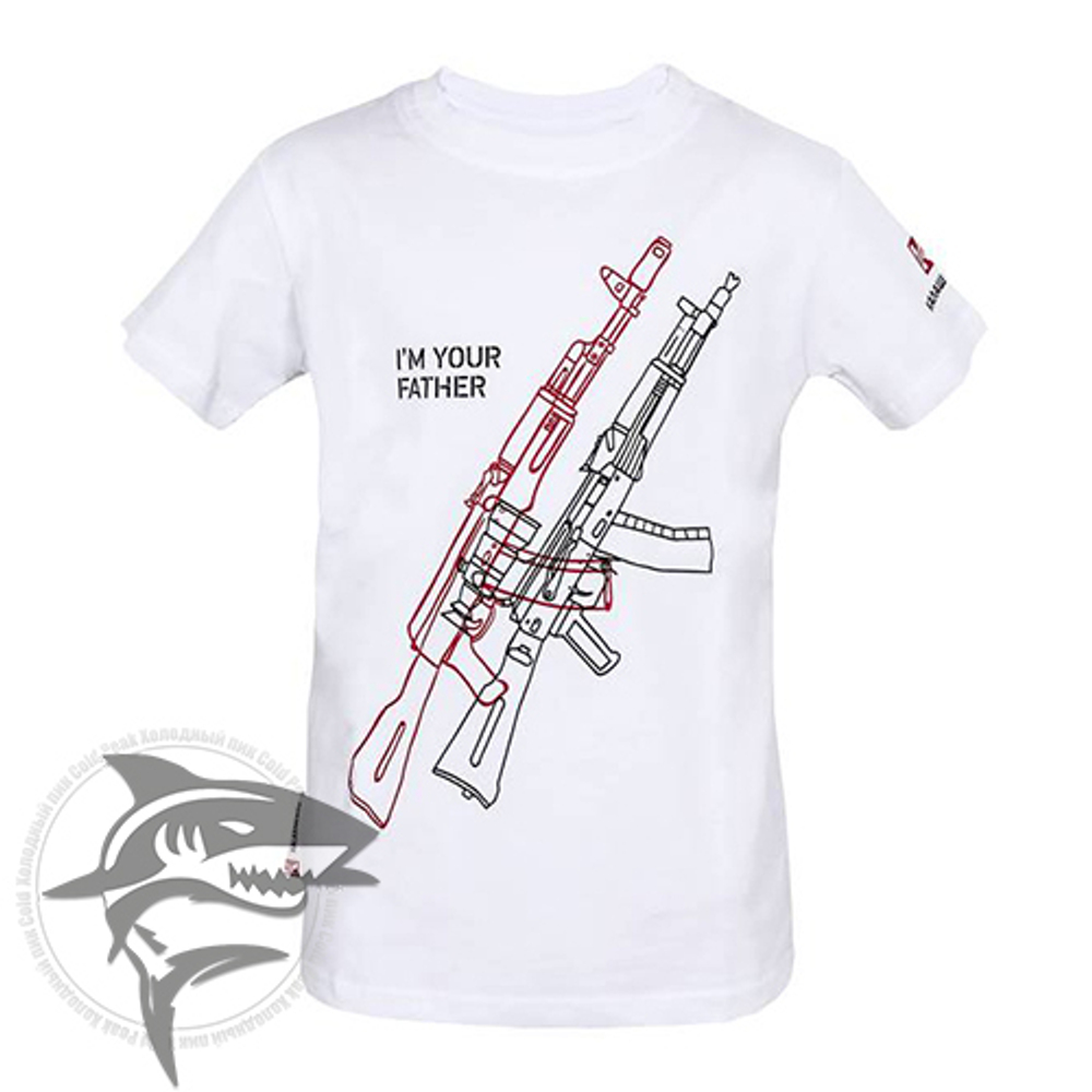 Футболка детская, принт “I’m your father” белая