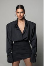 Юбка мини со сборкой