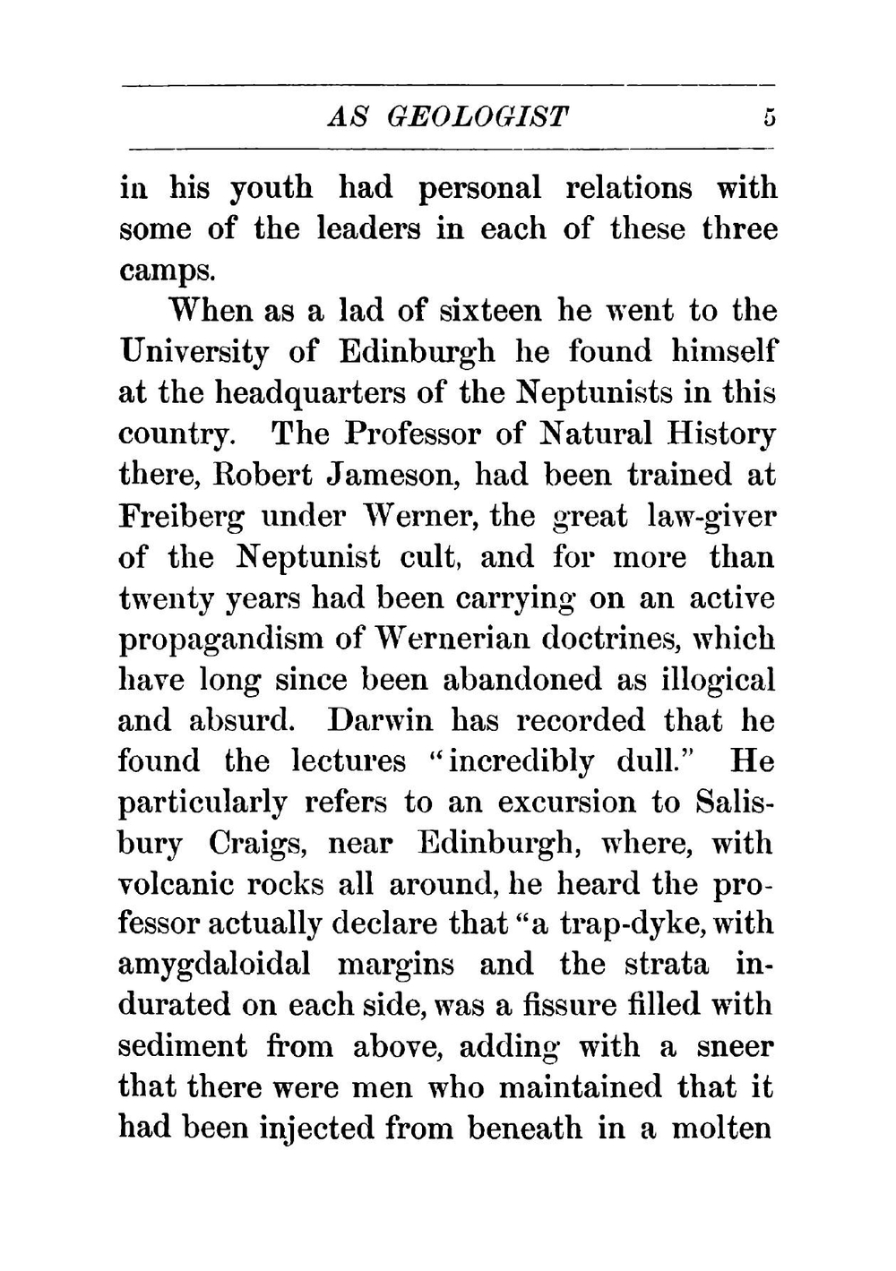 CHARLES DARWIN AS GEOLOGIST | Geikie Archibald