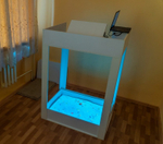 Песочница со сдвижной крышкой
