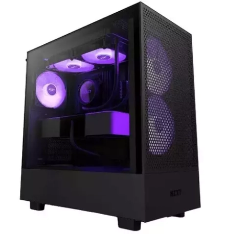 Корпус NZXT H5 Flow RGB Window Mini-ITX, Micro-ATX, ATX Black (CC-H51FB-R1) RTL