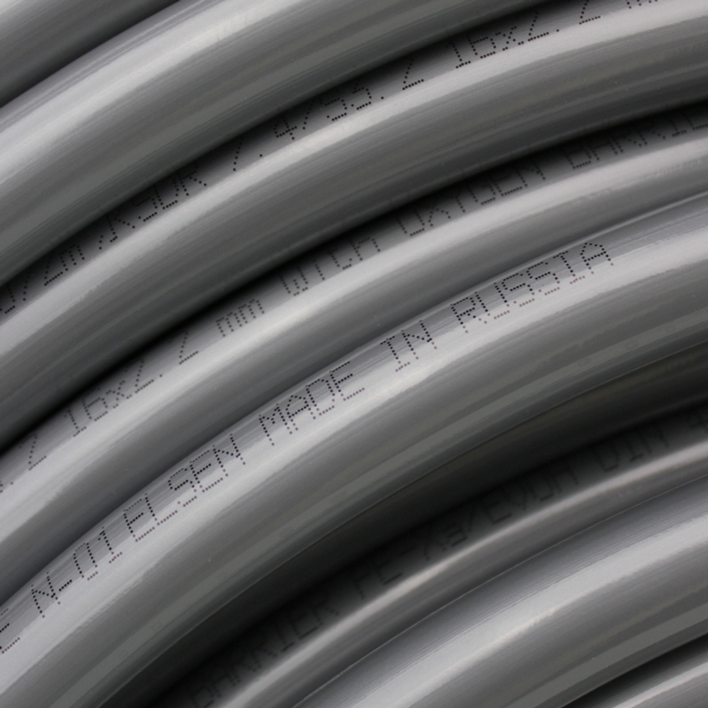 Труба из сшитого полиэтилена ELSEN ELSPIPE - 16x2.2 (PE-Xa/EVOH, PN10, 95°C, бухта 120м, цвет серый)