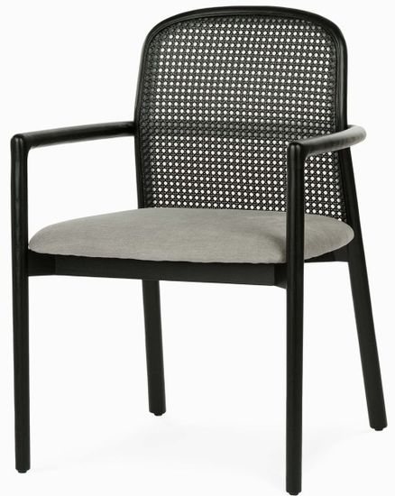 Стул Jett черное дерево цвет серый