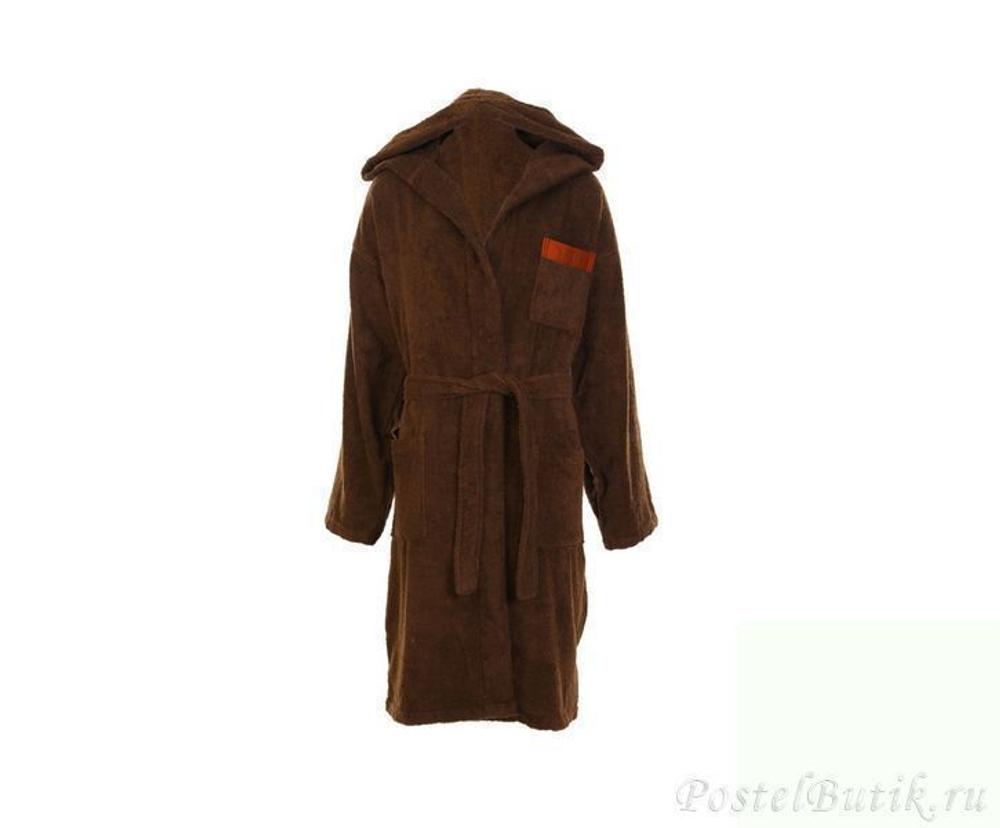 Элитный махровый халат Golf коричневый от Trussardi