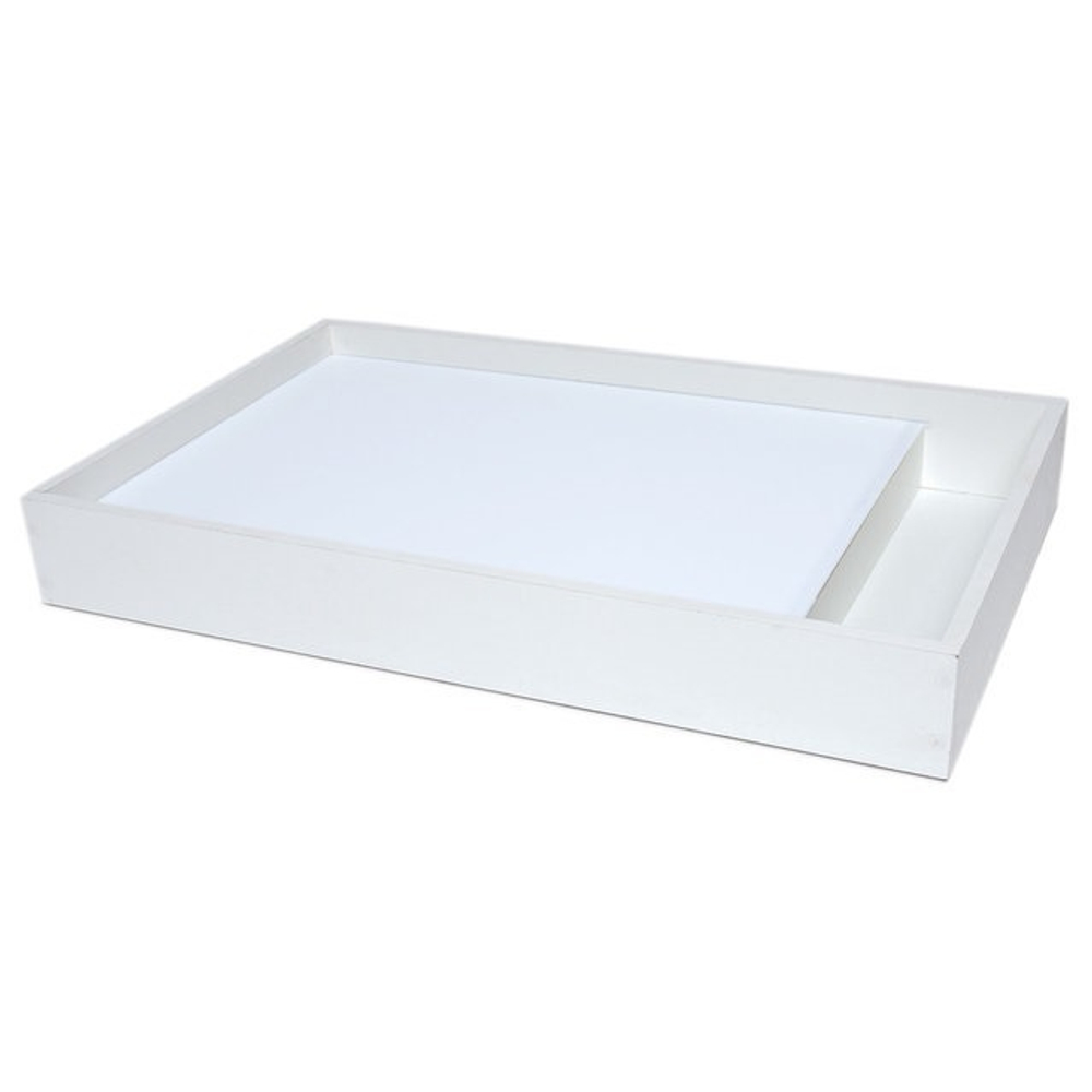 Планшет для рисования песком Нолик с отсеком, песком и подсветкой, 34х56х7 см