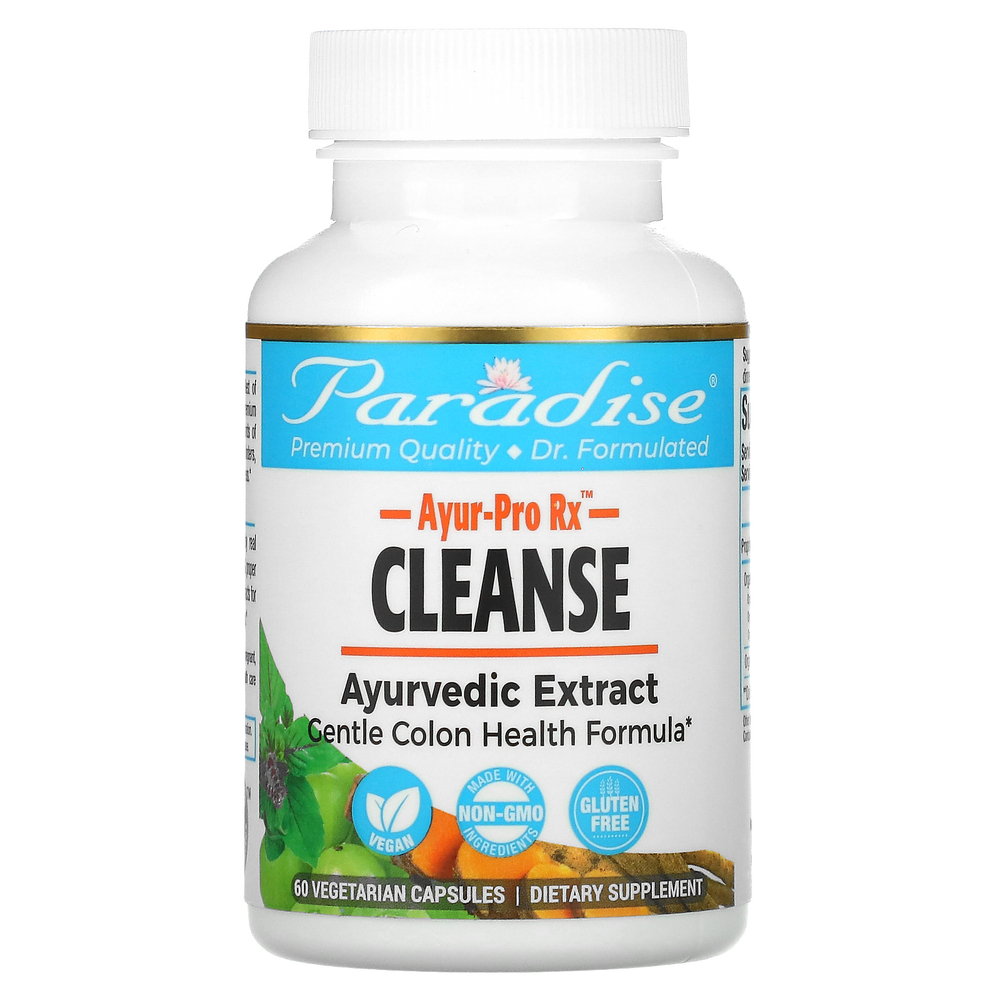 Paradise Herbs, AYRU-Pro Rx, очищение, 60 вегетарианских капсул