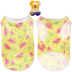 Майка для собак и кошек мелких и средних пород «БРО на стиле», арбузики, размер ХL (длина спинки 36см, объем груди 43см, от 9 до 12кг)