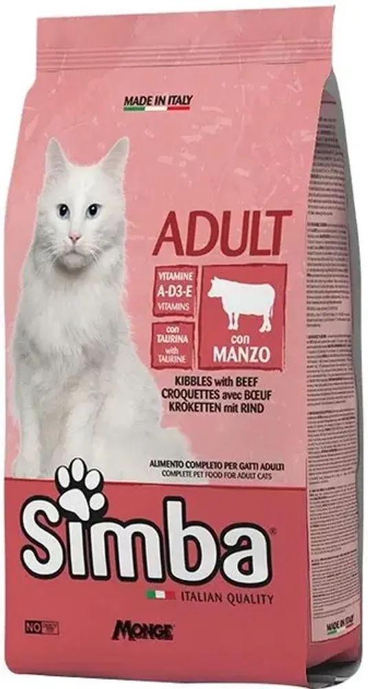Simba Adult Cat Сухой корм для кошек с говядиной 20 кг