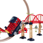 Железная дорога на бат., чемодан 89965