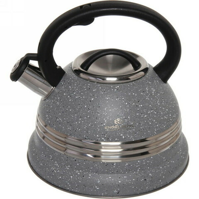 Чайник из нержавеющей стали 3,5л «Грация» со свистком, граффит