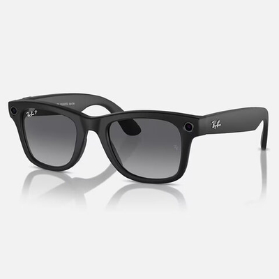 Ray-Ban Meta Wayfarer ( Цвет оправы - матовый черный, цвет линз - графитовый)