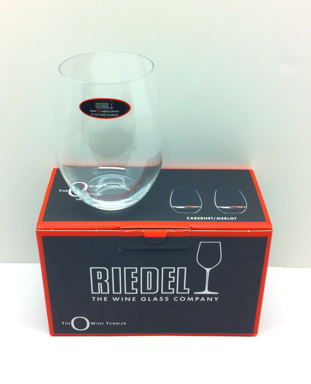 Набор бокалов для красного вина 2шт 600мл Riedel The O Wine Tumbler Cabernet/Merlot