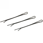 Невидимка для волос 36шт «Эстетика», волна, цвет черный, 5см