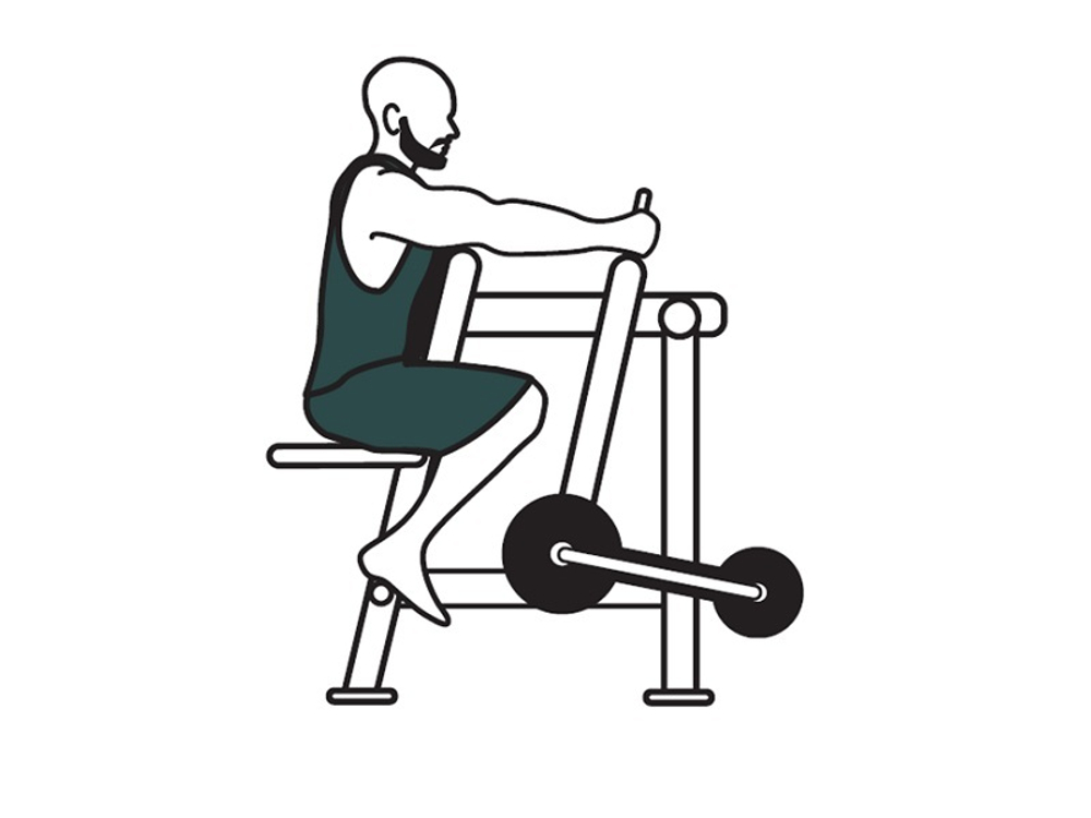 Rowing Machine тренажер-гребной