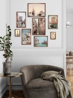 Картины на стену интерьерные на холсте 8 шт