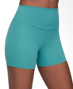 OYSHO Велосипедки Hot Pants Comfortlux с высокой посадкой длиной 10 см, бирюзовый