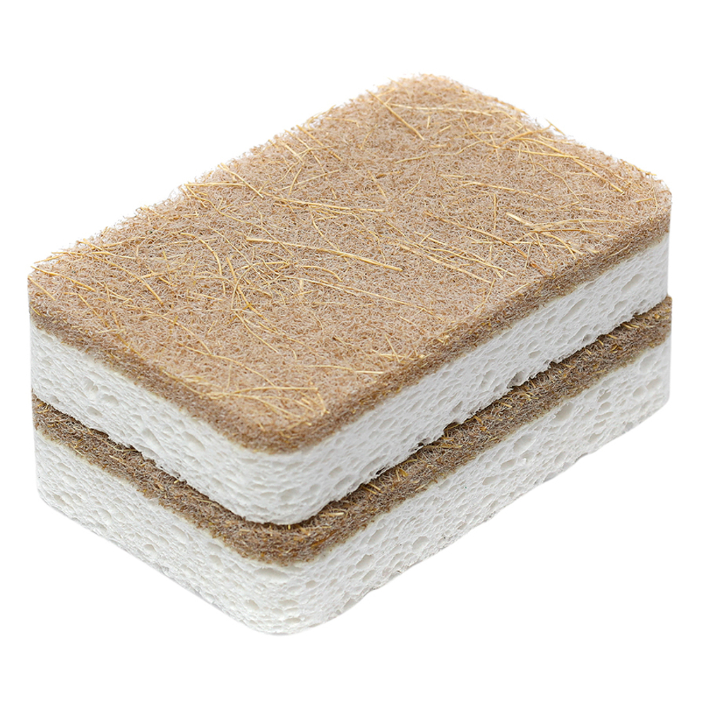 Набор губок для посуды из целлюлозы и кокосового волокна Eco Sponge | 6шт