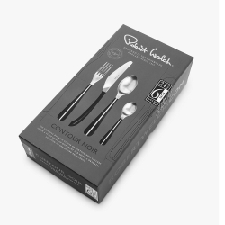 Набор столовых приборов на 6 персон 24 предмета Robert Welch Contour Noir